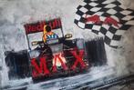 max verstappen artistiek schilderij, Huis en Inrichting, Woonaccessoires | Schilderijen, Tekeningen en Foto's, Oorspronkelijke maker