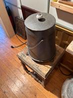 Antieke metalen Pot met Deksel, Ophalen, Gebruikt, Overige materialen