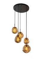 DINO EGGS Vide lamp 5 lichts AMBER Nú met GRATIS LED+DIMMER!, Huis en Inrichting, Lampen | Hanglampen, Ophalen of Verzenden, Nieuw