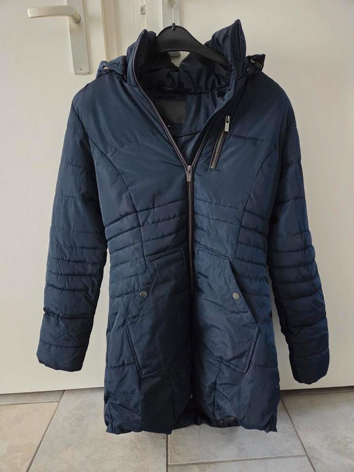 Eksept winterjas maat M>> € 35,-, Kleding | Dames, Jassen | Winter, Zo goed als nieuw, Blauw, Ophalen of Verzenden