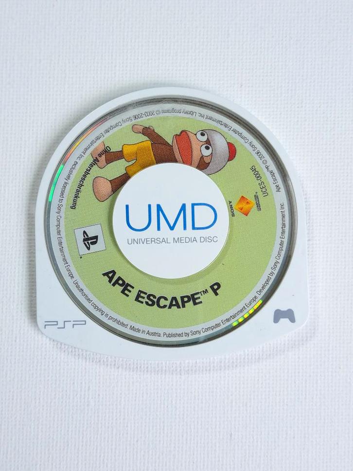 Ape Escape P - PlayStation - PSP - PAL - Enkel CD, Spelcomputers en Games, Games | Sony PlayStation Portable, Zo goed als nieuw