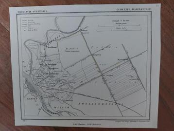 31 / IJsselmuiden - Wilsum - Kampen Litho uit 1865 J. Kuyper beschikbaar voor biedingen