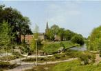 Klazienaveen, Langestraat - boot auto - gelopen, Verzamelen, Ansichtkaarten | Nederland, Ophalen of Verzenden, 1960 tot 1980, Gelopen