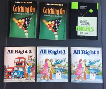 studieboeken Engels leren Basic Grammar All Right 1 en 2 beschikbaar voor biedingen