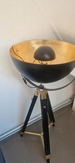 Mooie zwart gouden lamp, Ophalen of Verzenden, Zo goed als nieuw, Minder dan 100 cm