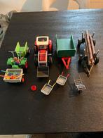 Playmobil landbouw voertuigen materiaal, Ophalen, Gebruikt