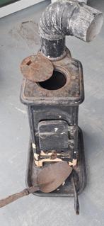 Antieke hout/kolen kachel, Antiek en Kunst, Ophalen