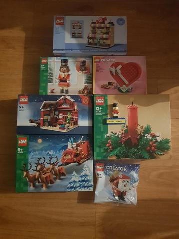 Kerstactie met Lego GWP's voor het Goede Doel, allen nieuw. beschikbaar voor biedingen