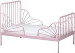 IKEA verstelbaar bed meisjes - roze, als nieuw!, Ophalen, 70 tot 85 cm, Zo goed als nieuw, Lattenbodem