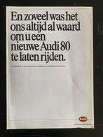 Audi 80 Uitklapfolder - Goede Staat!, Ophalen of Verzenden, Gelezen, Audi