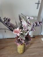 Kunstbloemen wit/roze/paars/grijs, Binnen, Zo goed als nieuw, Ophalen