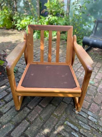 2x Danish Teak, Deens Vintage fauteuils retro lounge beschikbaar voor biedingen