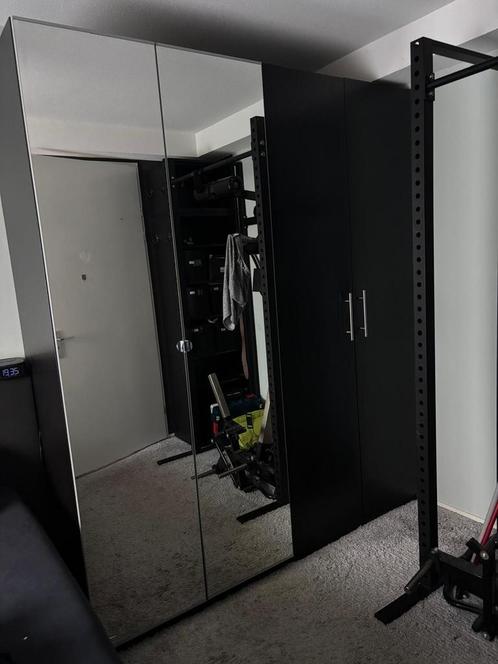 Ikea PAX zwartbruin 236 cm, Huis en Inrichting, Kasten | Kledingkasten, Gebruikt, 200 cm of meer, 50 tot 75 cm, Ophalen