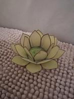 Lotus Theelichthouder - Sfeervolle Decoratie, Ophalen of Verzenden, Zo goed als nieuw, Overige materialen
