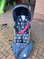 Compacte buggy met sterrenprint, Ophalen of Verzenden, Gebruikt, Overige merken, Verstelbare rugleuning