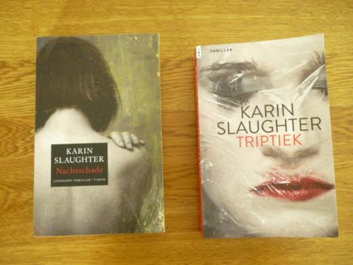 Karin Slaughter - Triptiek en Nachtschade, Boeken, Thrillers, Zo goed als nieuw, Nederland, Ophalen of Verzenden