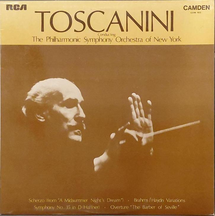 LP: Toscanini conducting, Cd's en Dvd's, Vinyl | Klassiek, Gebruikt, Classicisme, Overige typen, 12 inch, Ophalen of Verzenden