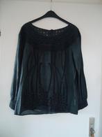 zwarte ISABEL DEL PEDRO blouse maat 40, Maat 38/40 (M), Zwart, Ophalen of Verzenden, Zo goed als nieuw