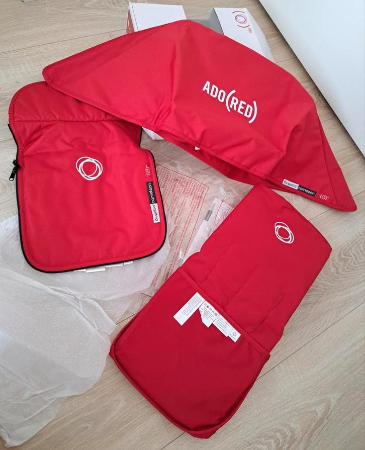 NIEUW. Limited edition ADO(red) Bugaboo bekleding set, Kinderen en Baby's, Buggy's, Nieuw, Voetenzak, Ophalen of Verzenden