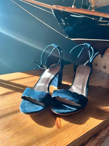 Blauwe Hakken Sandalen - Feestelijk & Luxe beschikbaar voor biedingen