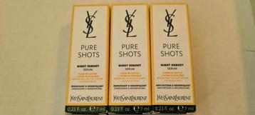 YSL pure shots night reboot serum 3x7ml=21ml beschikbaar voor biedingen