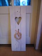 Houten decoratie met hart, Huis en Inrichting, Woonaccessoires | Wanddecoraties, Ophalen, Gebruikt