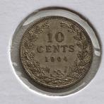 10 Cent Zilver uit 1904 van Wilhelmina, Postzegels en Munten, Munten | Nederland, Verzenden, Zilver, 10 cent, Koningin Wilhelmina