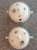 Twee mooie oude dekschalen van Petrus ragout, Antiek en Kunst, Curiosa en Brocante, Ophalen of Verzenden