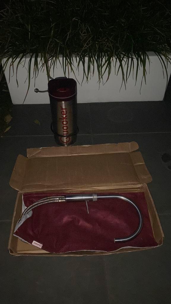 Quooker 3 in 1 kraan rond RVS met 3 liter boiler in topstaat, Huis en Inrichting, Keuken | Keukenbenodigdheden, Zo goed als nieuw