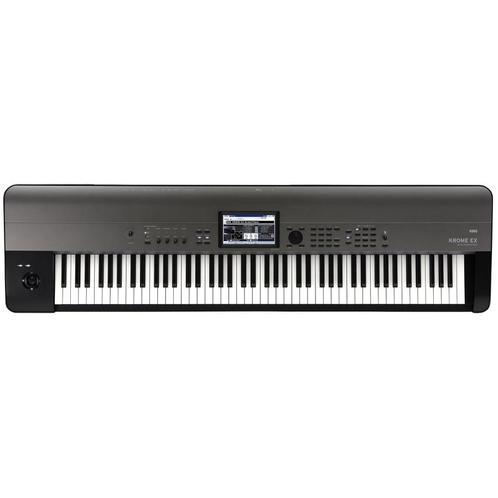 Korg Krome EX 88 Music Station occasion, Muziek en Instrumenten, Synthesizers, Gebruikt, 88 toetsen, Korg, Met midi-aansluiting