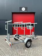 Steiger aanhanger te koop, Doe-het-zelf en Verbouw, Steigers, Ophalen, Zo goed als nieuw, Rolsteiger of Kamersteiger, 5 meter of hoger