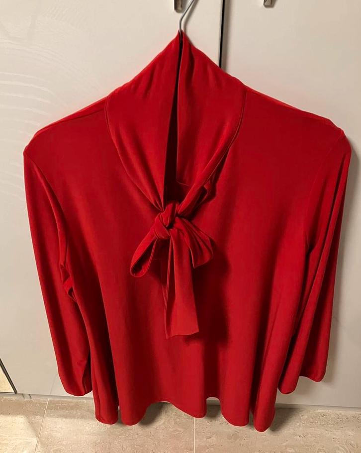 ☀️aanbieding Yoek blouses maat 46/48, Kleding | Dames, Blouses en Tunieken, Zo goed als nieuw, Maat 46/48 (XL) of groter, Rood