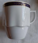 Rosenthal Laola wit kopje mok kobalt blauwe rand gouden, Ophalen of Verzenden, Zo goed als nieuw