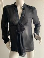 Atos lombardini tule blouse maat it 40, Kleding | Dames, Blouses en Tunieken, Zwart, Ophalen of Verzenden, Zo goed als nieuw, Atos lombardini
