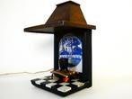 Vuurplaats schouw haard lamp Delfts blauwe slakken tegel, Antiek en Kunst, Ophalen of Verzenden
