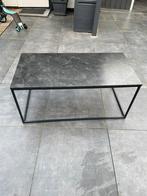 Jysk Salontafel - TROSTERUD - 50x100 - marmer zwart, Huis en Inrichting, Minder dan 50 cm, 50 tot 100 cm, Zo goed als nieuw, Minder dan 50 cm