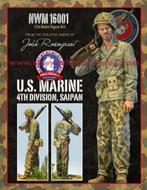 H-584,NEW WORLD MINIATURES 1-16,NO,NWM16001,USMC Marine, Ophalen of Verzenden, Nieuw, 1:35 tot 1:50