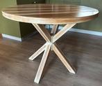 Massief houten tafel 100 cm diameter, Huis en Inrichting, Tafels | Eettafels, Ophalen, 100 tot 150 cm, Rond, 50 tot 100 cm