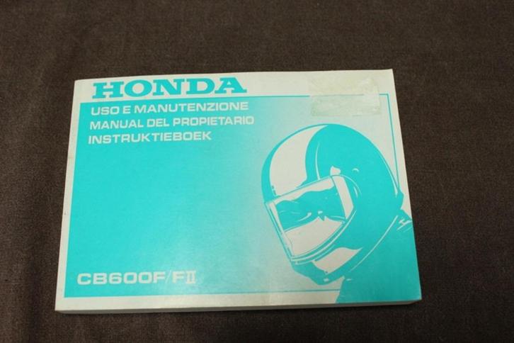Honda CB600 F / FII 1999 motorfiets instructie boekje CB600F, Motoren, Handleidingen en Instructieboekjes, Honda, Ophalen of Verzenden