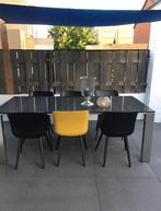 Hartman tuinstoelen 6 zwarte Kuip  zgan, Tuin en Terras, Tuinstoelen, Ophalen, Zo goed als nieuw, Kunststof
