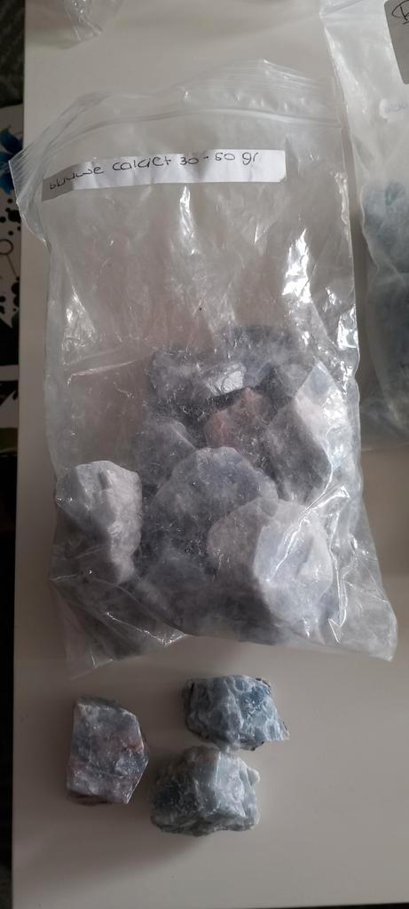 Partij Blauwe Calciet, Verzamelen, Mineralen en Fossielen, Ophalen of Verzenden