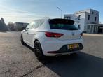 Seat leon FR Dsg, Auto's, Zwart, 4 cilinders, Leder en Stof, Wit
