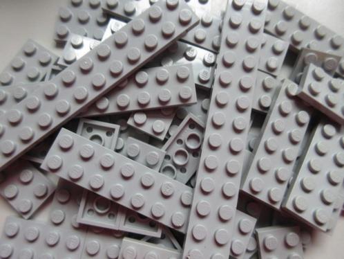 nr. 6434 40 l.grijs platte plaatjes, 2 nop br. Verzenden kan, Kinderen en Baby's, Speelgoed | Duplo en Lego, Zo goed als nieuw