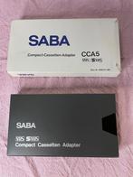 SABA Compact Cassette Adapter CCA5 – voor VHS-C & S-VHS-C, Ophalen of Verzenden