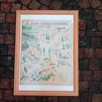 affiche 5 jaar onderdrukking, Verzamelen, Militaria | Tweede Wereldoorlog, Ophalen, Nederland, Foto of Poster