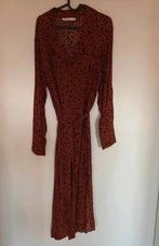 Roestbruine jurk met stipjes COSTES, Kleding | Dames, Jurken, Ophalen of Verzenden, Zo goed als nieuw, Maat 46/48 (XL) of groter