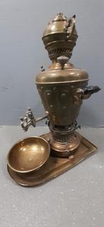 Russische Samowar / Theekan Compleet, Ophalen, Brons
