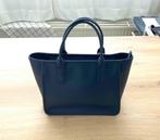 Longchamp Le Foulonné hand bag leather tote Origineel Navy, Verzenden, Zo goed als nieuw, Blauw, Handtas