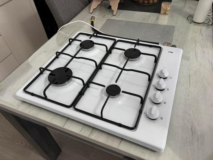 Vrijstaand Gasstel Etna - Zonder Gasslang - Werkt Goed, Witgoed en Apparatuur, Kookplaten, Gebruikt, Vrijstaand, Gas, 4 kookzones