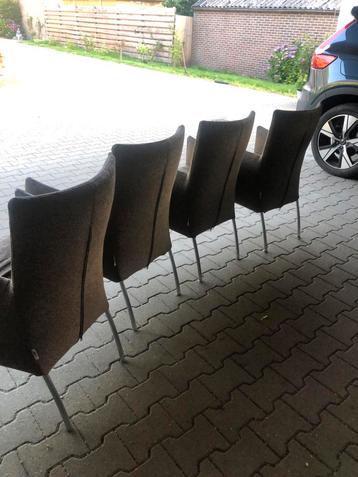 Nube eetkamerstoelen bruin 4 stuks Italiaans beschikbaar voor biedingen